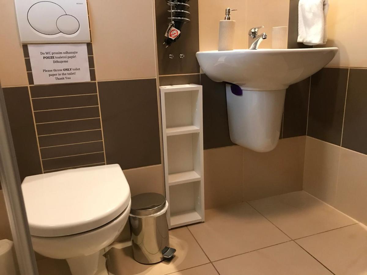 Prijemny Apartman Krovi V Rodinnem Domku Se Sdilenym Bazenem, Terasou A Zahradou Luaran gambar